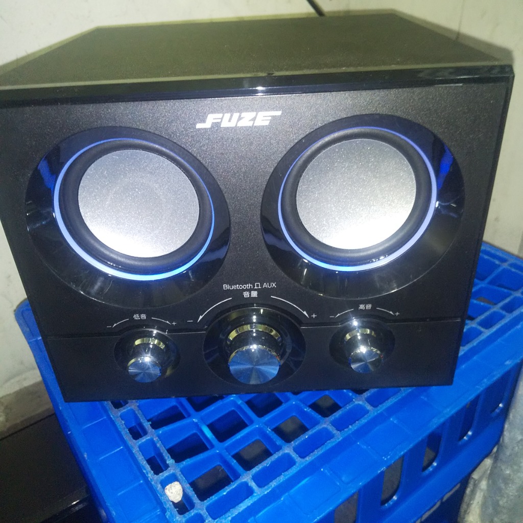 FUZE 2.1ch アンプ内蔵 bluetooth スピーカー DAS219BT テレビ用