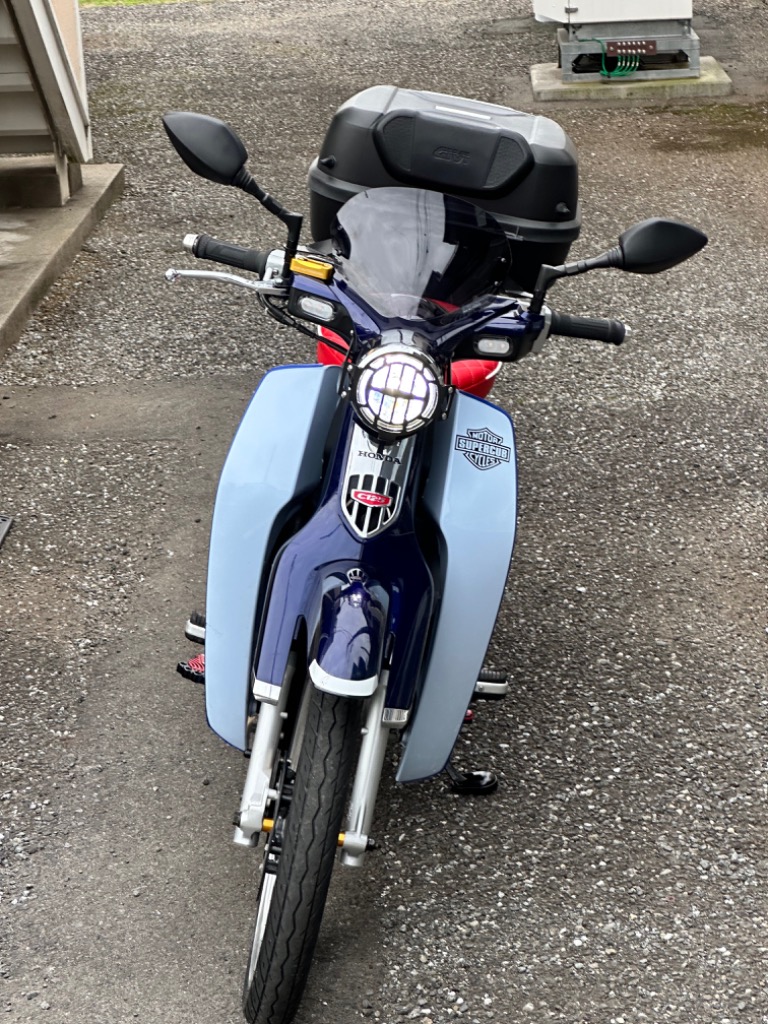 REVOLUTION ホンダ スーパーカブ C125用ヘッドライトガード[ブラック