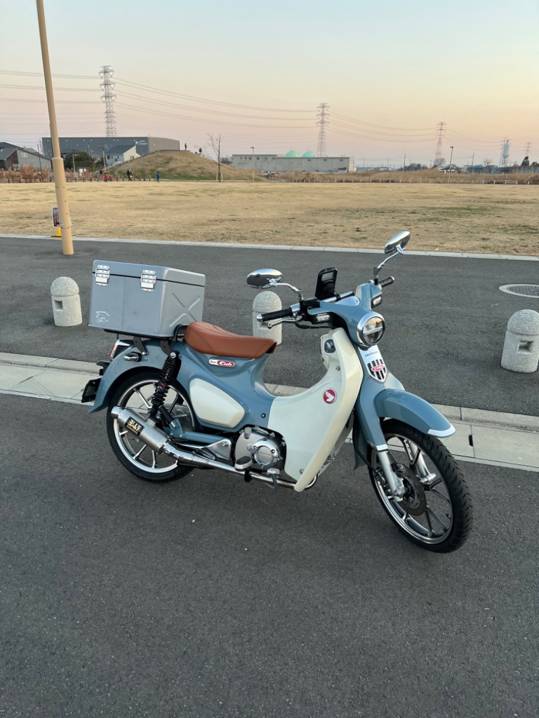 ホンダ スーパーカブ C125用 ローダウン交換用シート[ブラウン/カーブ 