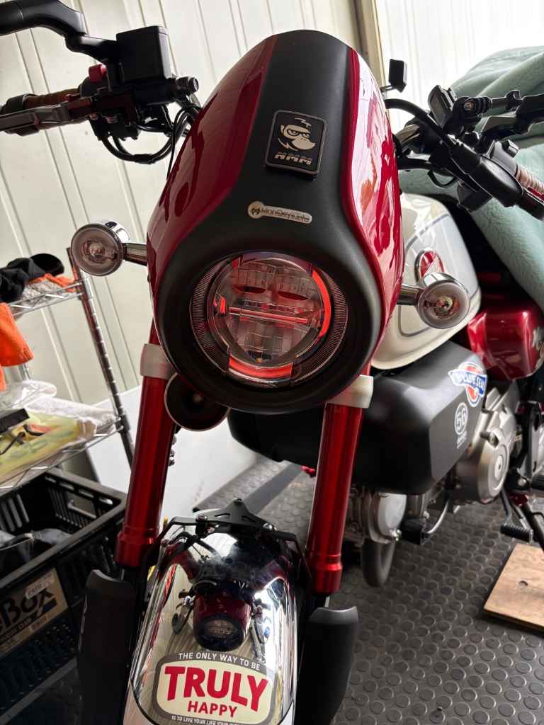 モンキー ホンダ モンキー125用ヘッドライトカウル Honda Monkey 125