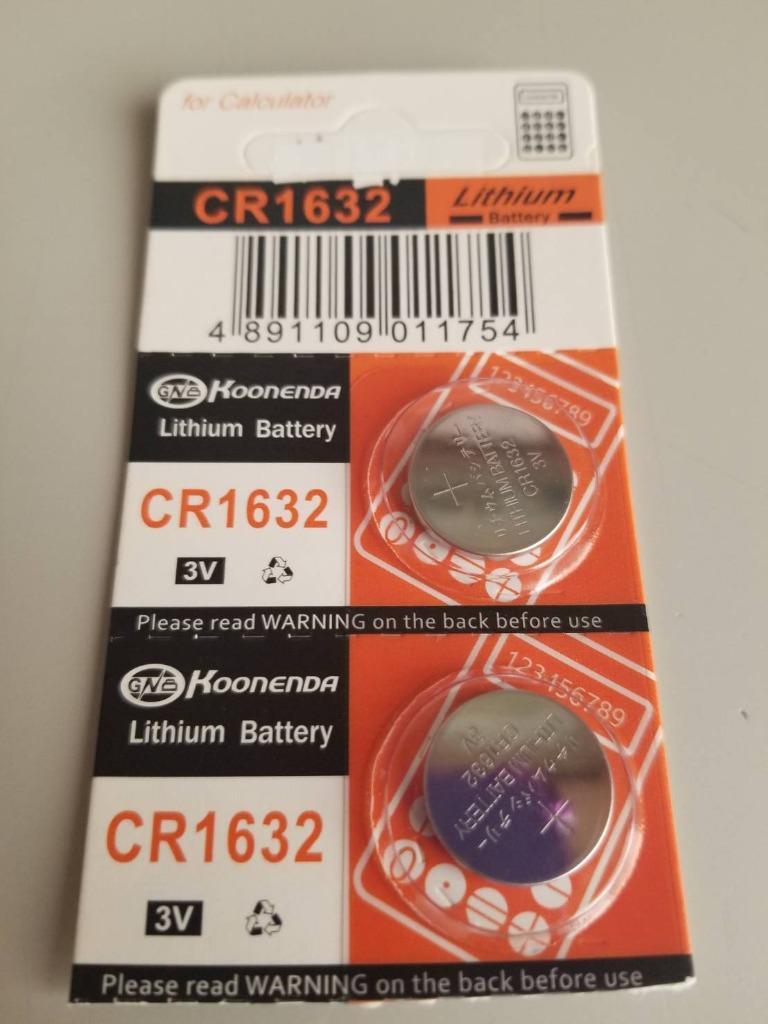 4年保証 Cr1632 リチウムボタン電池 2個 使用推奨期限 28年12月 Vaarahiinfra Com