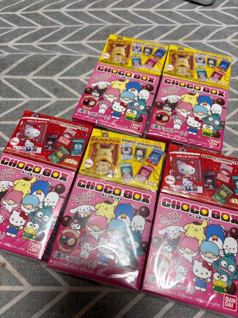 新品　サンリオ チョコボックス 1BOX 14個入 サンリオキャラクターズ チョコボックス ボックスフィギュア