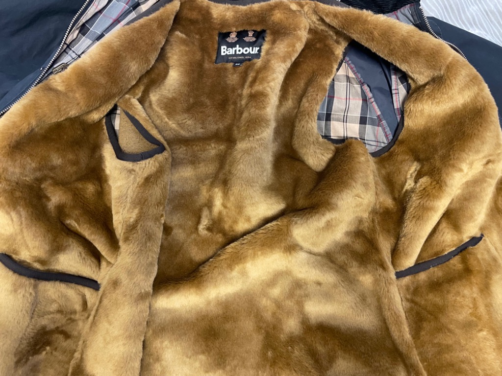 Barbour バブアー FUR LINER ファーライナー 【服/日本正規品/防寒 