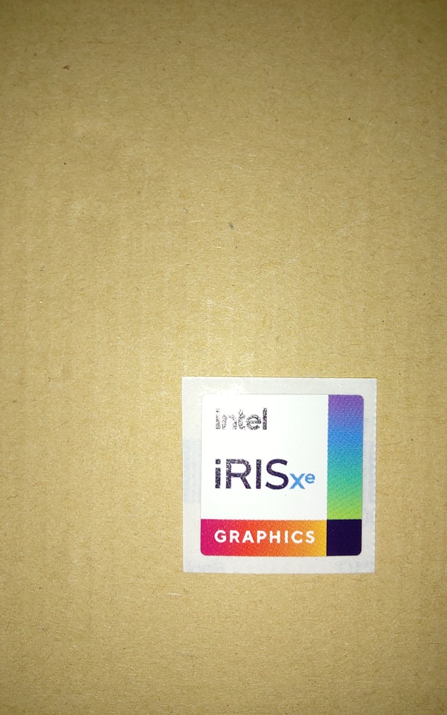 278# 新世代【intel iRIS xe GRAPHICS】エンブレムシール □18