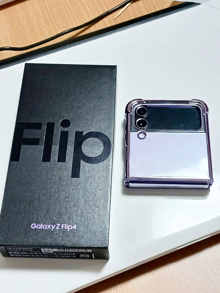 Galaxy z flip4 ボラパープル 本体 SIMフリー 5G 256GB 新品 韓国版