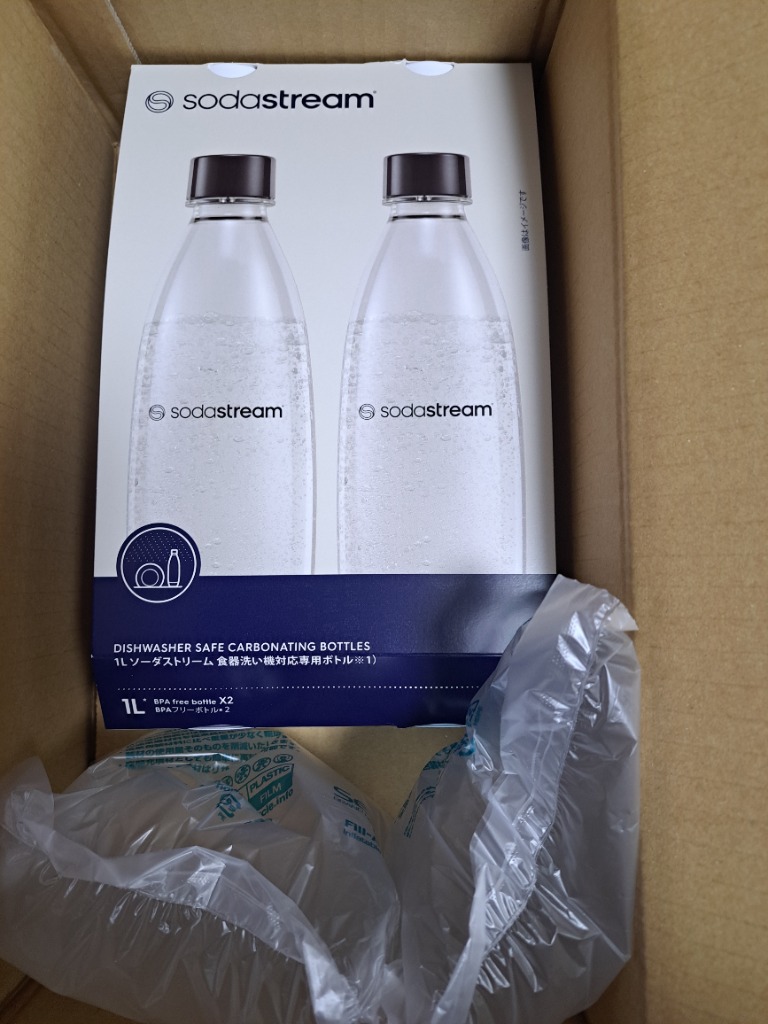sodastream ソーダストリーム DWSボトル 1L 2本セット ホワイト