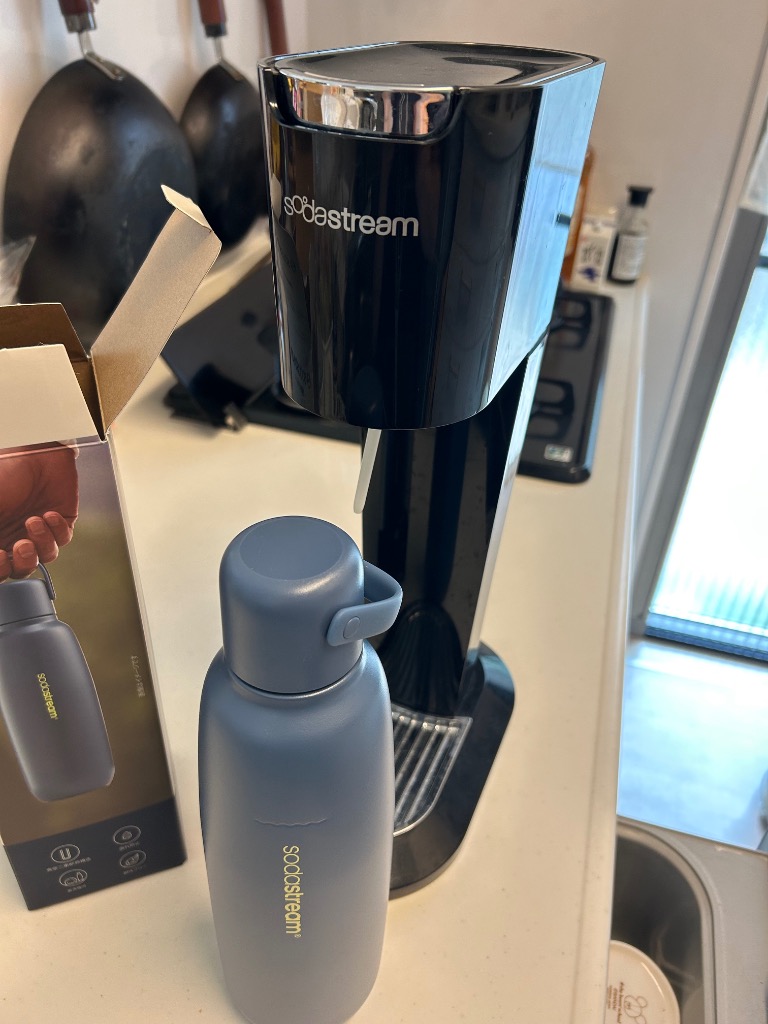 sodastream（ソーダストリーム） 炭酸飲料対応ステンレスボトル 1本