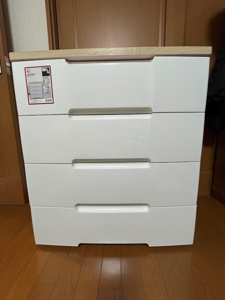 チェスト タンス 4段 白 完成品 衣装ケース 収納ケース 引き出し収納