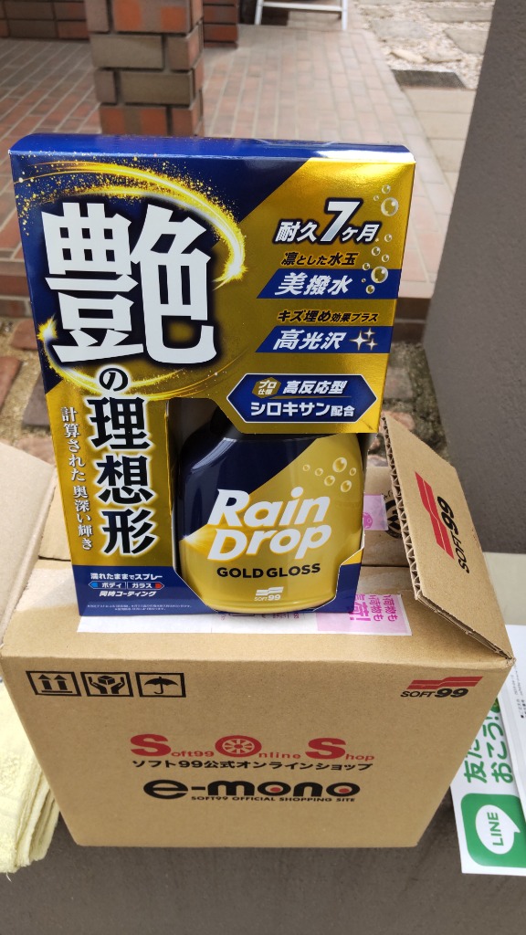 ソフト99 レインドロップ ゴールドグロス : soft99 e-mono - 通販