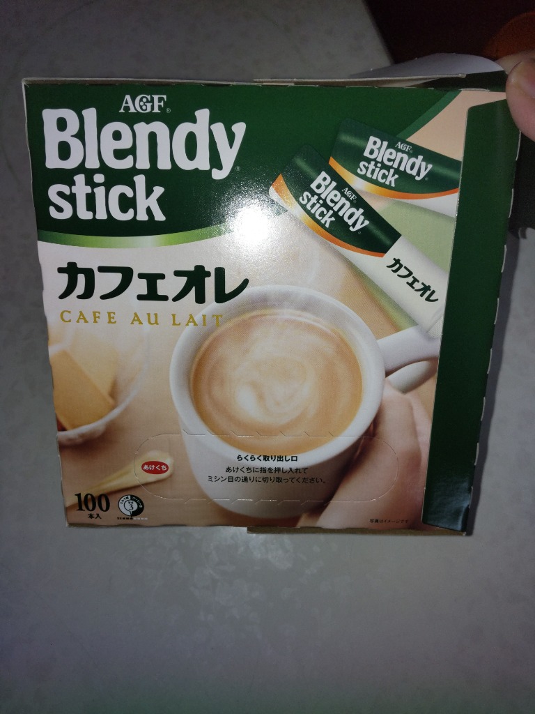 AGF ブレンディ スティック カフェオレ 100本入 1箱 インスタント