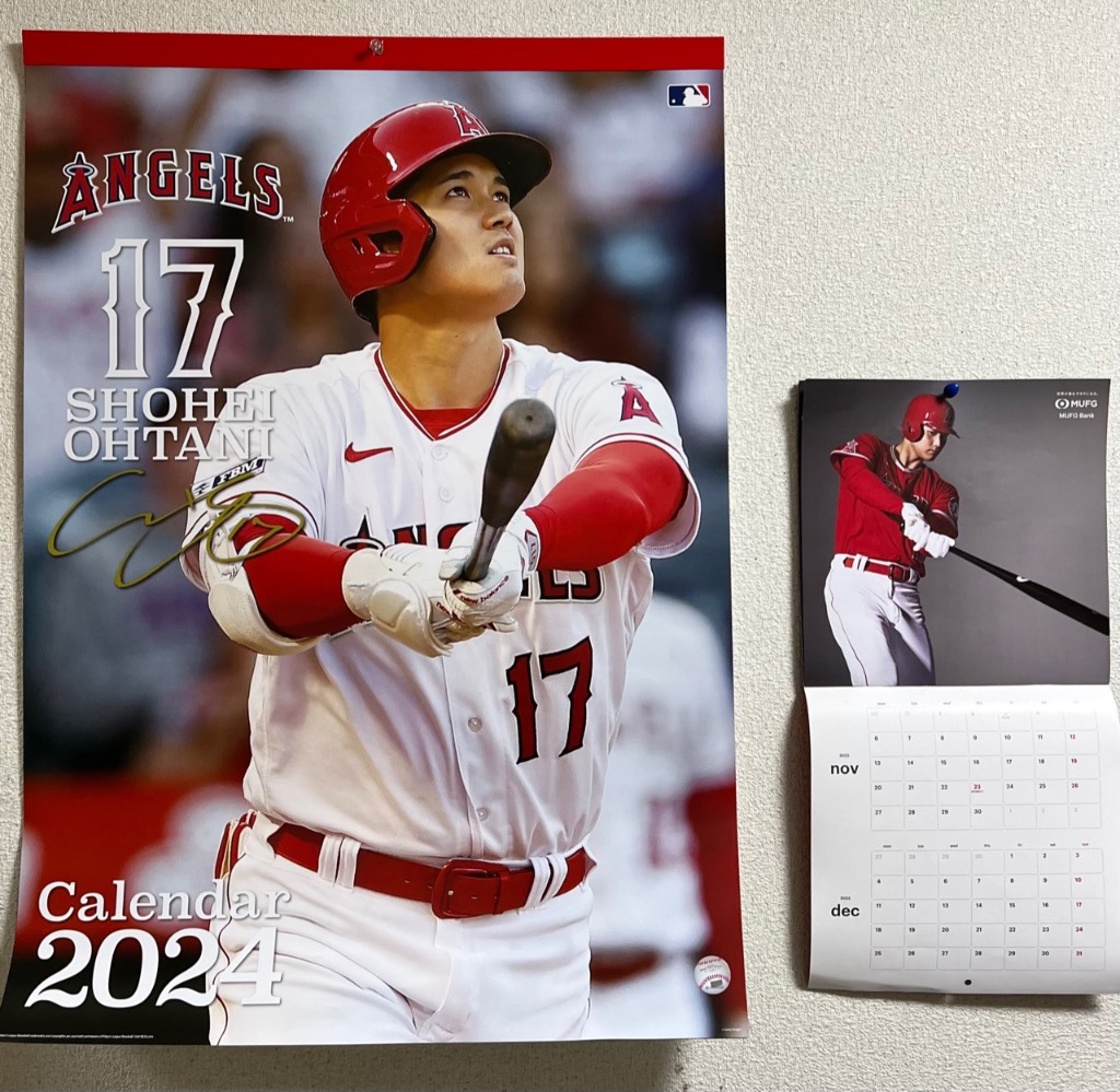 エンスカイ 大谷翔平 2024年壁掛けカレンダー CL-551 - その他