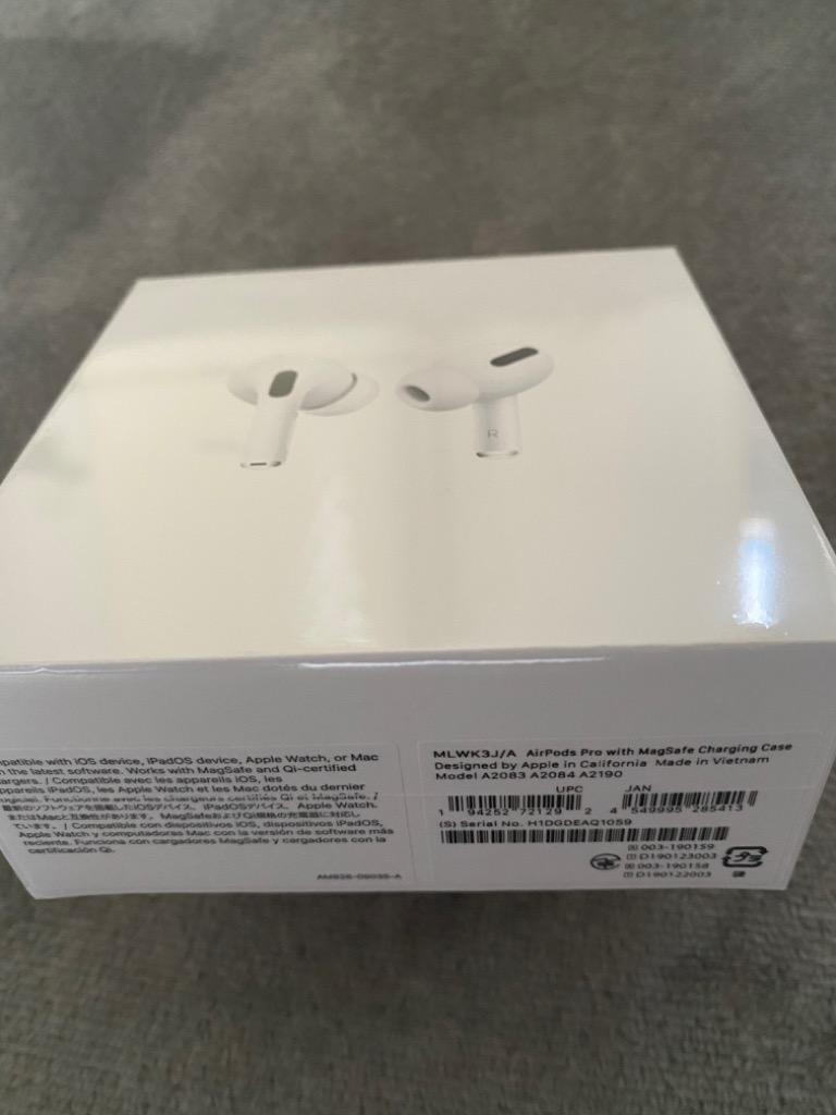 AirPods Pro エアポッズプロ MLWK3J/A Magsafe対応版 2021年 AirPods Pro エアポッズプロ MLWK3J/A Magsafe対応版 2021年