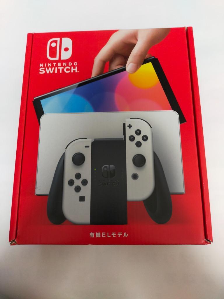 新品 Nintendo Switch有機ELモデルJoy-Con L R ホワイト HEG-S-KAAAA 4902370548495  【SALE／10%OFF