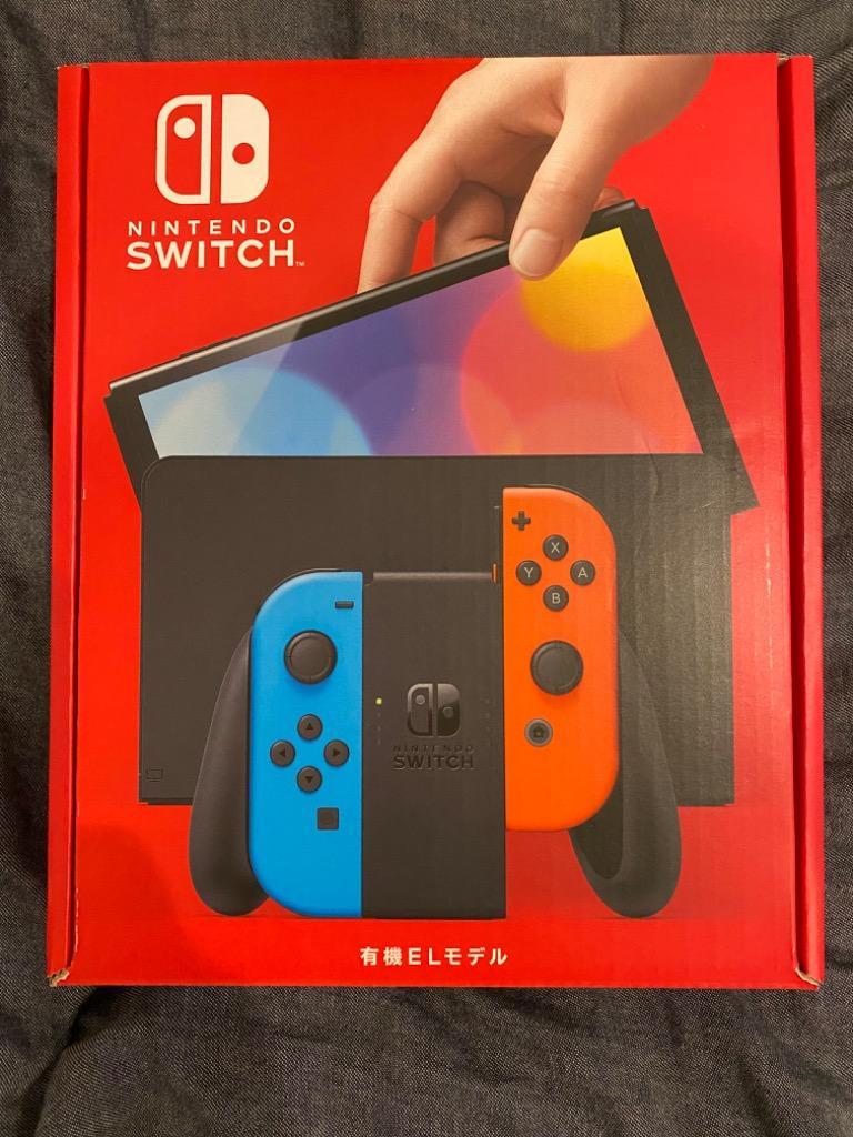 任天堂 Nintendo Switch 本体 (有機ELモデル) Joy-Con(L)ネオンブルー 