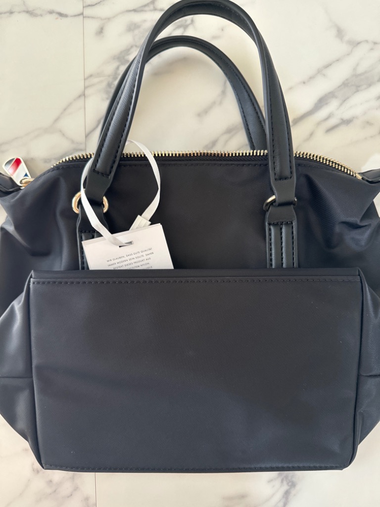  トートバッグ AW0AW10262BDS BLACK トミーヒルフィガー トートバッグ AW0AW10262BDS Black TOMMY