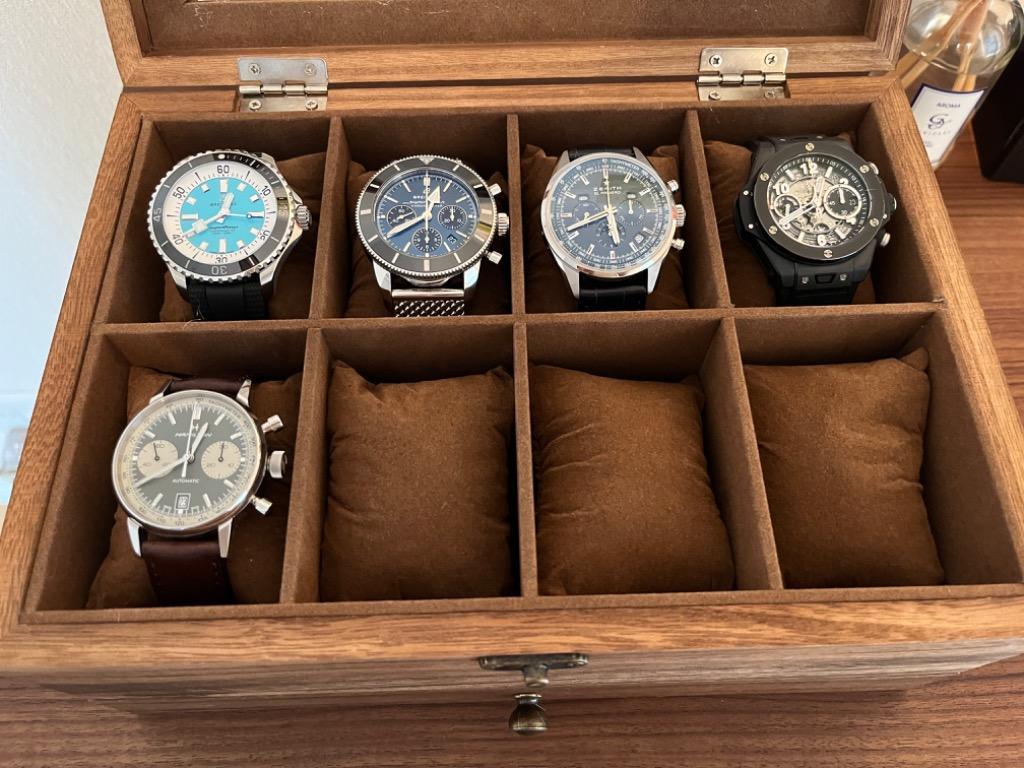 時計ケース 8本 木製 引き出し付き 腕時計収納 高級感 ジュエリー