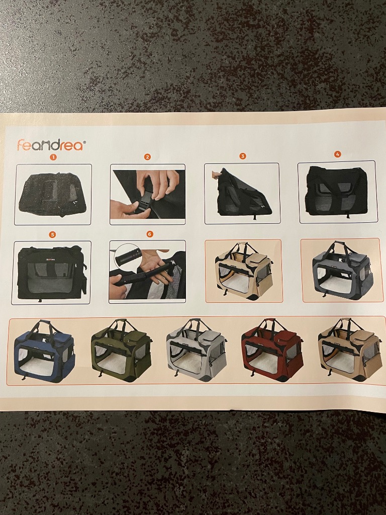 犬クレート 折りたたむ キャリーバッグ 中大型犬 ペットキャリー