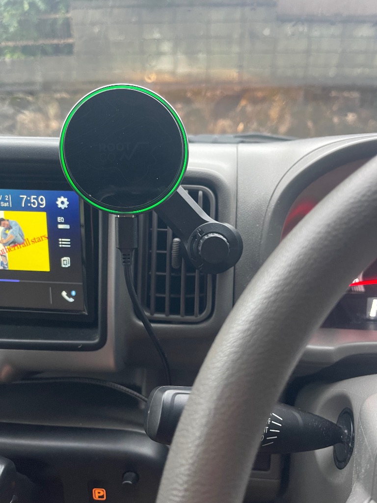 ROOT CO. ルートコー PLAY EZ1 MagSafe Wireless Car Charger