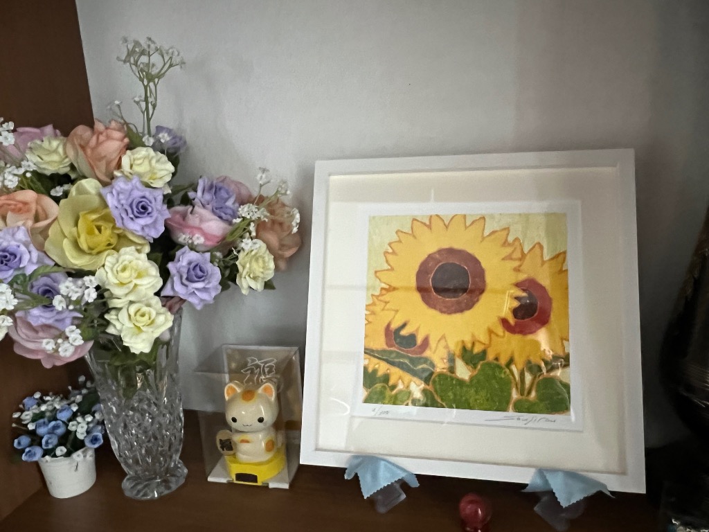 絵画 花の絵 インテリア 壁掛け 版画 横長 風水 黄色 玄関 おしゃれ 額入り/絵画 白の花器と黄色い薔薇/藤谷壮仁郎 Soujirou Art 絵画 花の絵 インテリア 壁掛け 版画 横長 風水 黄色 玄関 おしゃれ 額