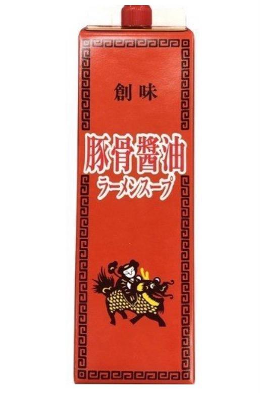 創味食品 豚骨醤油ラーメンスープ 1800ml 食品・調味料・菓子・飲料