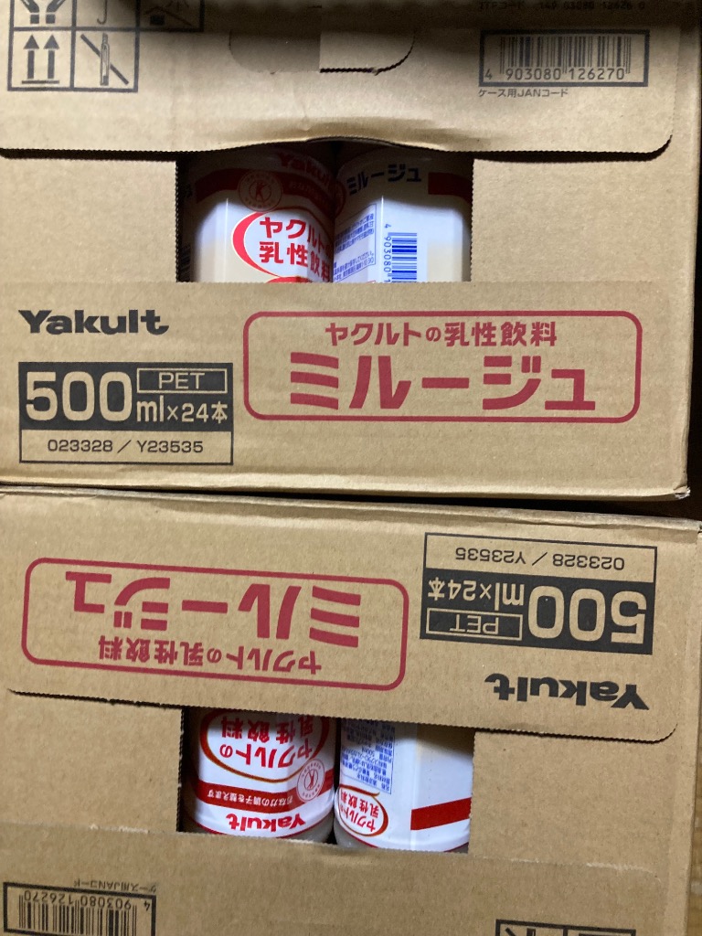 ヤクルトの乳性飲料 ミルージュ ( 500ml*24本入 ) : 爽快ドリンク専門
