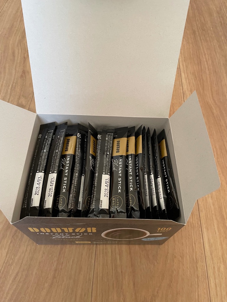 ドトール インスタントスティックコーヒー ブラック ( 2g*100本入