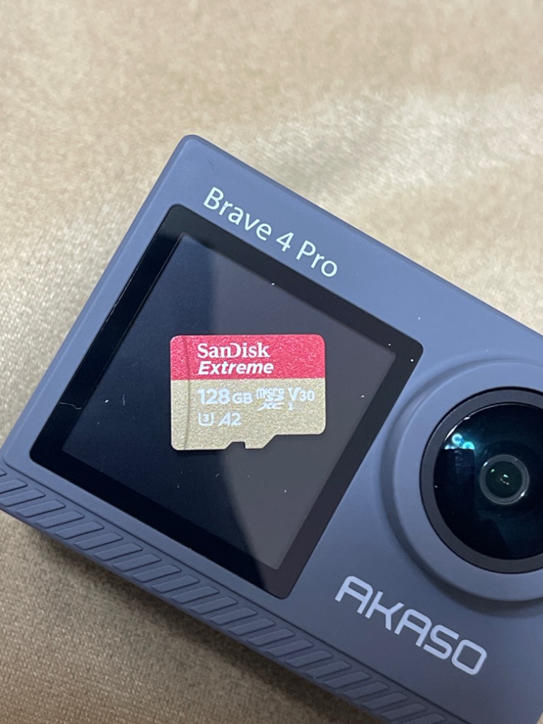 アクションカメラ AKASO Brave4 Pro 4Kウェアラブルカメラ 20MP