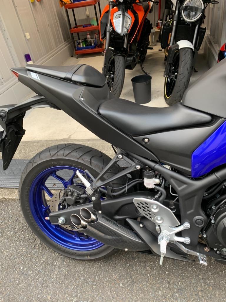 【当店在庫あり】15'〜21' YZF-R25/R3・MT-25/03 PRUNUSプラナス スリップオンマフラー ＜排出ガス規制対応＞