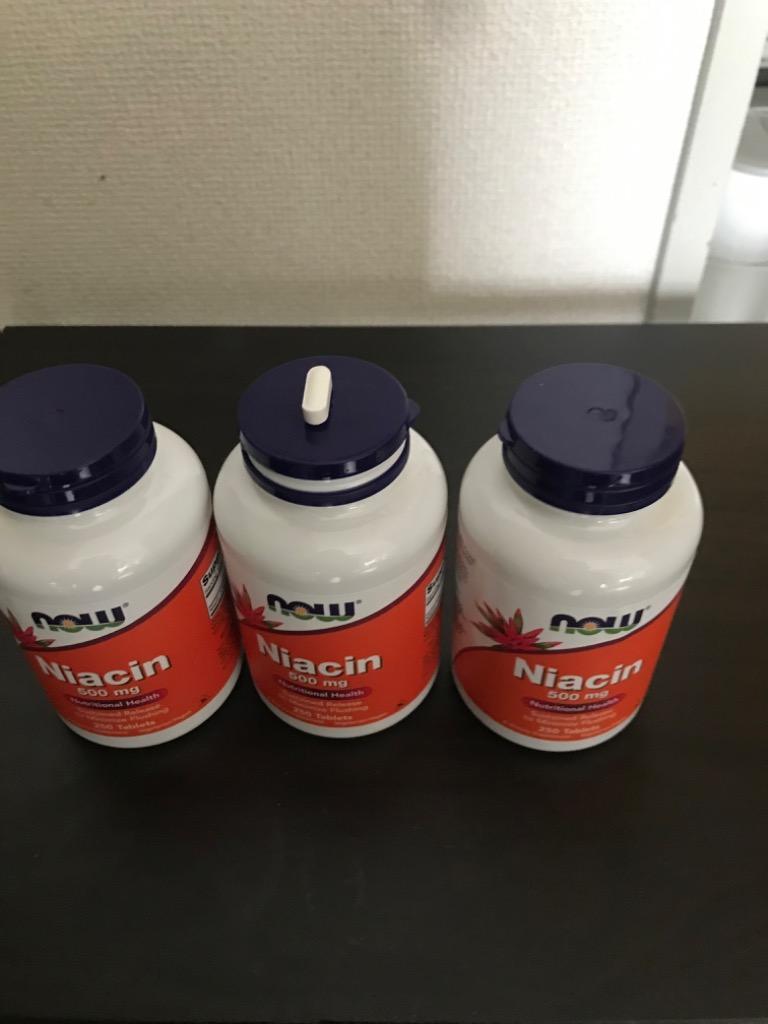 市場 ナイアシン ナウフーズ 250粒 500mg NOW Foods