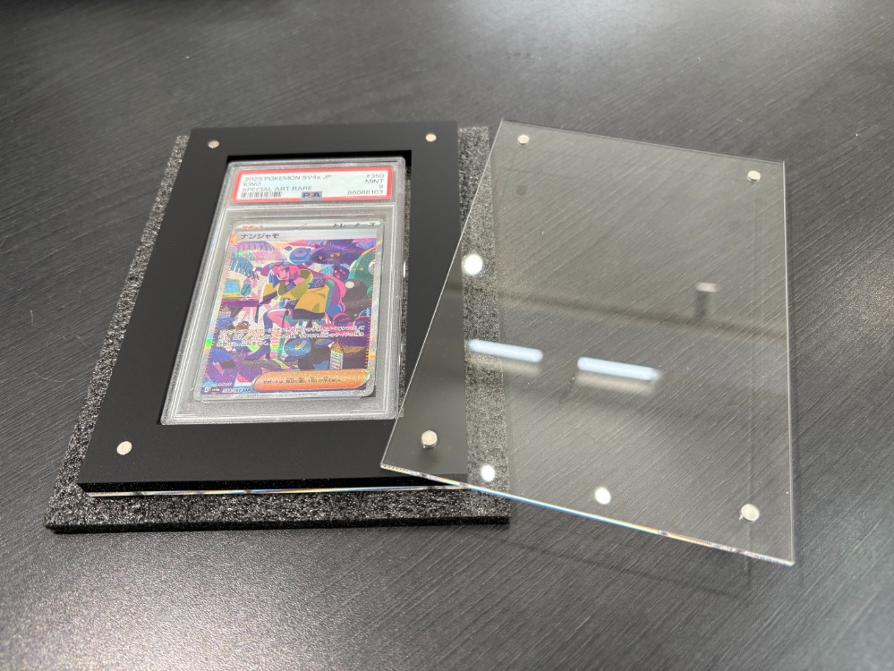 PSA 収納 アクリル ケース スタンド付き マグネットローダー