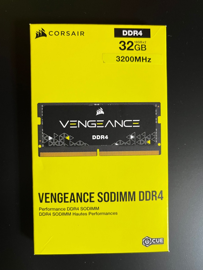 CORSAIR DDR4-3200MHz ノートPC用 メモリ SO-DIMM 32GB [16GB×2枚