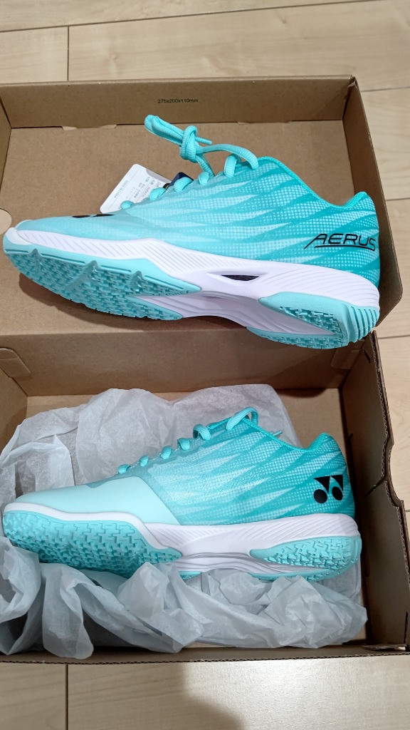 バドミントンシューズ エアラスz レディース　26cm ミント YONEX ヨネックス(YONEX) レディース バドミントンシューズ