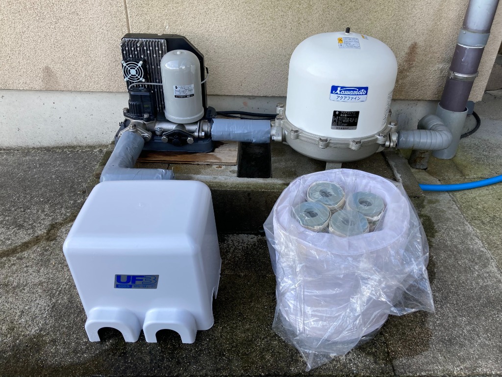 川本ポンプ 井戸水 浄水器 ろ過器 アクアファイン浄水器 MRK2-25