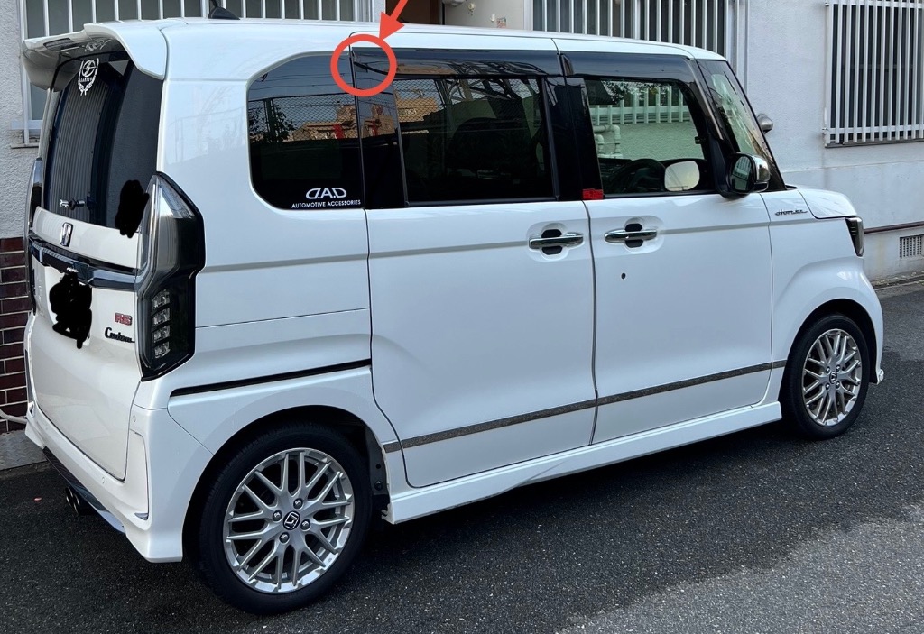 ホンダ N-BOX JF3 JF4 ピラーガーニッシュ セカンドステージ パーツ