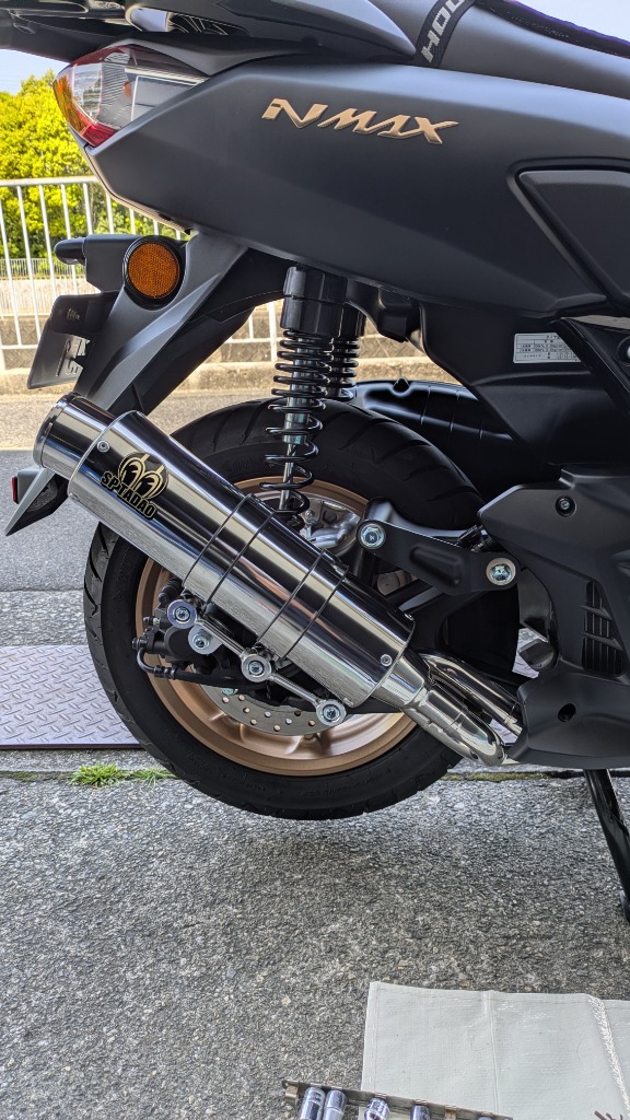 SP忠男 ピュアスポーツSフルエキゾーストマフラー グリファス NMAX SP忠男 SP TADAO シグナス グリファス NMAX マフラー本体 PURE