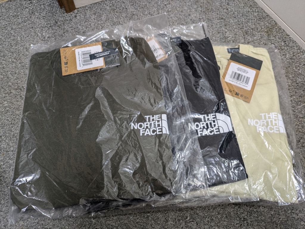 The North Face ☆人気のＴシャツが3枚入った♪選べるサイズ福袋 福袋 THE NORTH FACE Tシャツ 3点入り メンズアイテム その他
