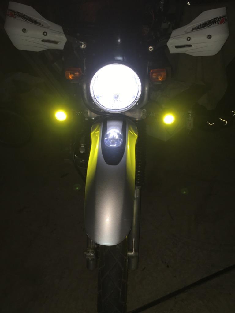 バイク用 12V コンパクト LED フォグランプ (1灯入）（ホワイト/イエロー）6000K 3000K 補助灯 2輪 小型 ミニ  :ST07019:Stakeholder - 通販 - Yahoo!ショッピング