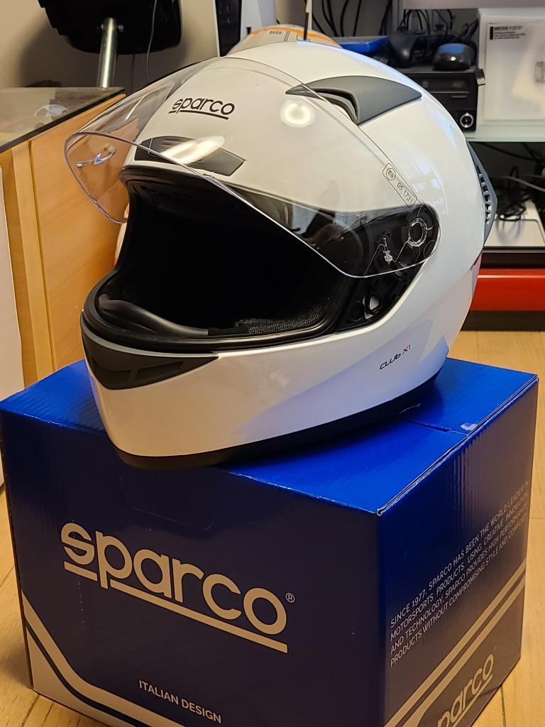 スパルコ ヘルメット CLUB X1 ホワイト Sparco : sparco-clubx1-wht 