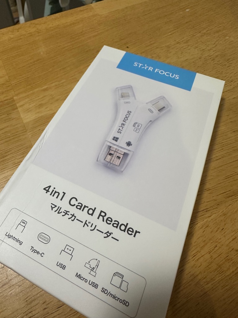 SD カードリーダー 専用アプリ不要 iPhone 16 Android USB
