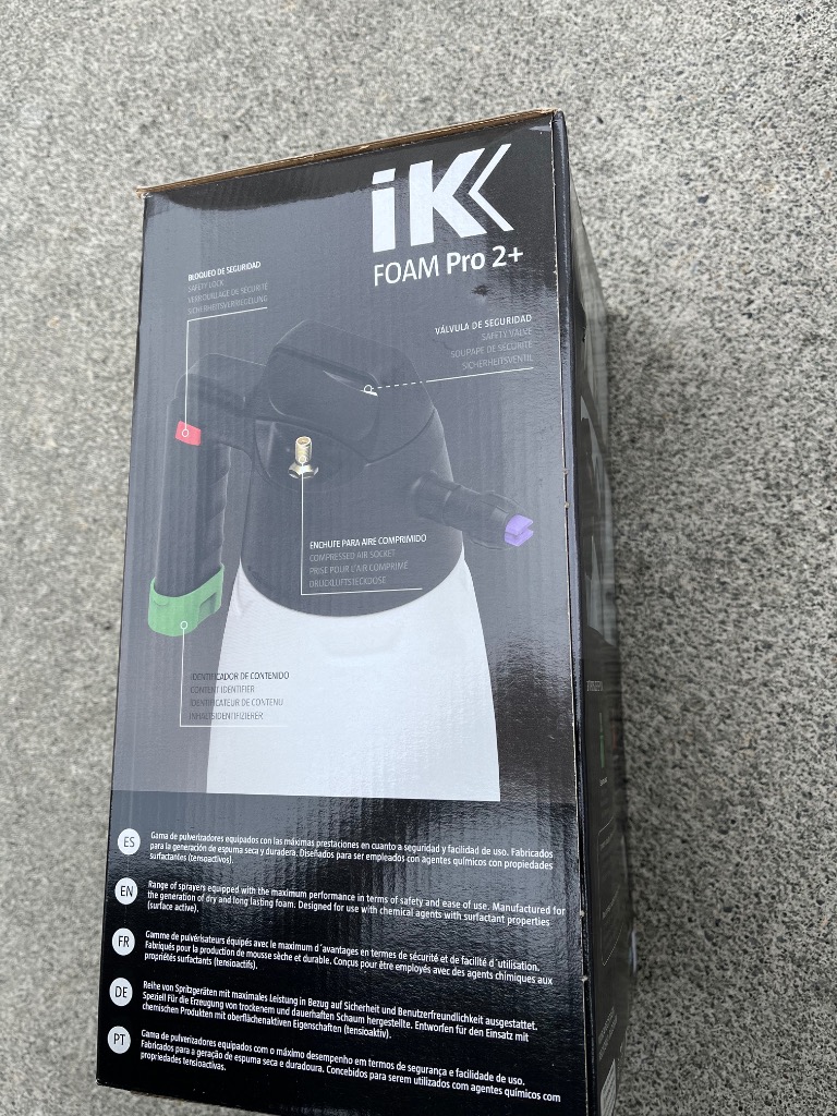iK FOAM Pro 2+ とコンパクトエアーコンプレッサー iK FOAM Pro2+ 蓄圧式洗車用スプレー 【泡洗浄】【日本語取扱