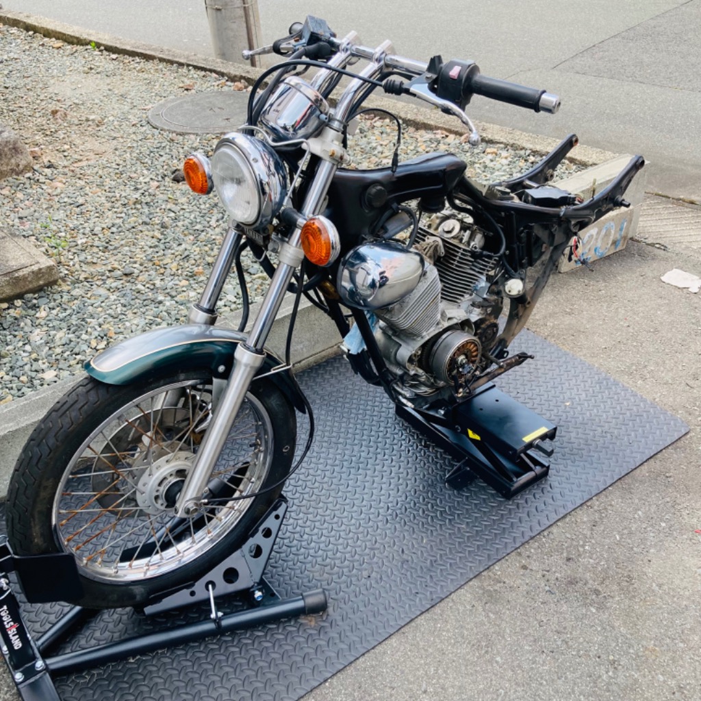 ホイールクランプ フロント バイクスタンド メンテナンス