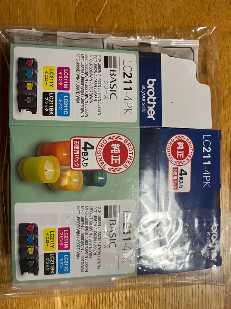 ブラザー工業 ブラザー 純正 インクカートリッジ4色パック LC211