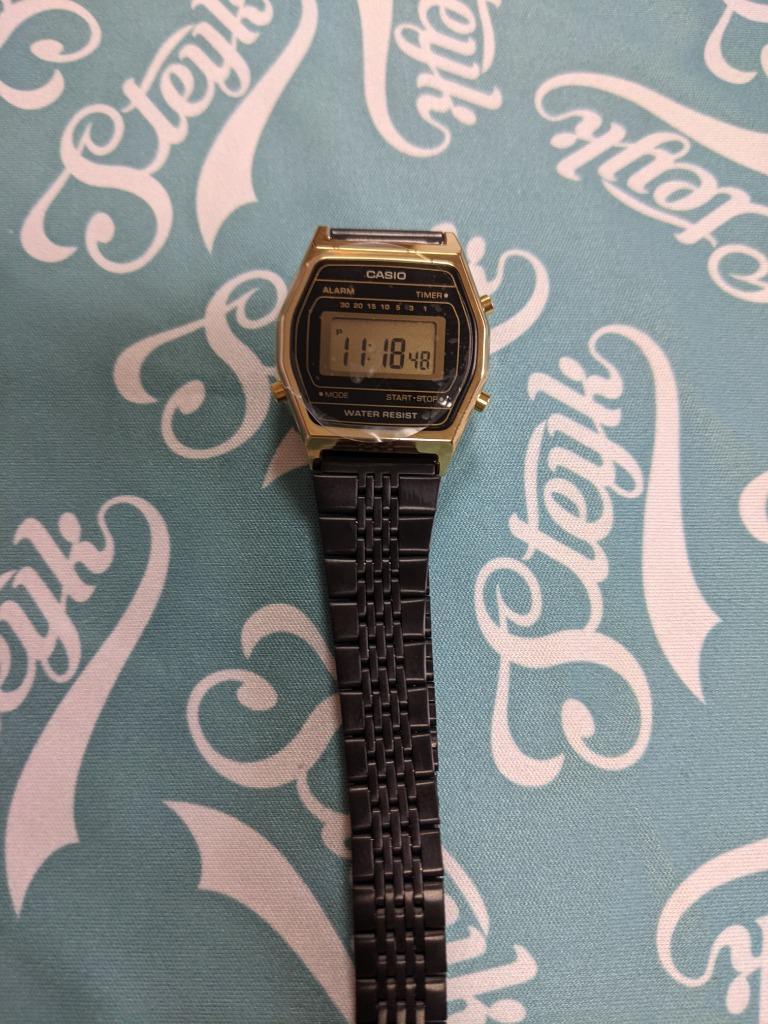 CASIO カシオ / スタンダード デジタル クォーツ腕時計 メタルベルト 日常生活防水 LA690WGA-9 - www.gigascope.net