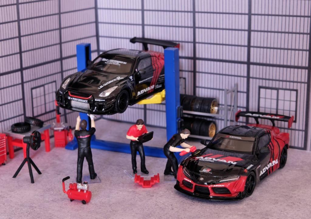 ミニチュア フィギュア人形 1:64 1セット 情景コレクション 人形