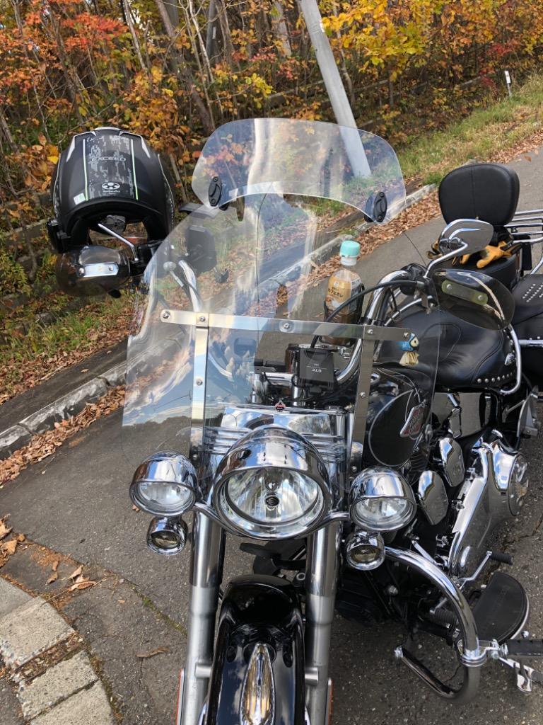 【ご予約品】 Justech スクリーン パーツ バイク 風防 風除け ABS素材 オートバイ調整式フロントウィンドスクリーン ウインドシールド スポイラーエアデフレクター 透明