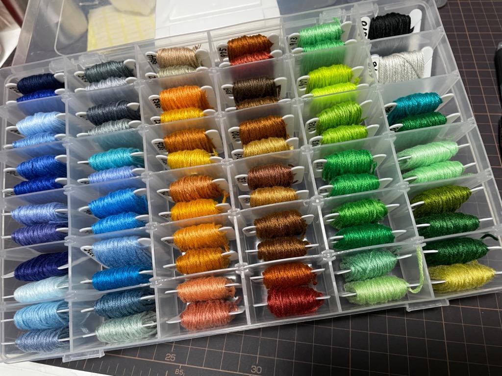 グリッド収納ケース 調整可能 100フロスボビン マーキング 5 シートステッカー 刺繍アクセサリー収納 :74016100:STKショップ - 通販  - Yahoo!ショッピング