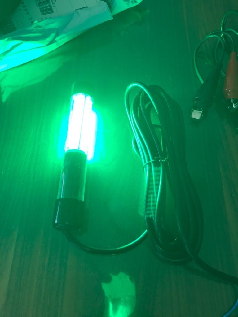 水中集魚灯12 12v超高輝度led.夜釣りファインダー.水中釣り誘致ランプ海.ボート.16.4ft電源コード :98147479:STKショップ -  通販 - Yahoo!ショッピング