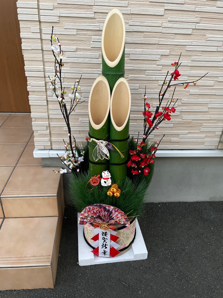 メイメイ様専用A門松一対高さ120センチ （十二支揃った縁起飾り