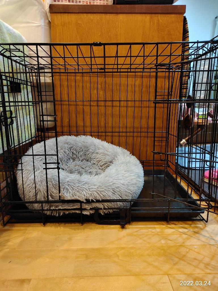 ペット用ケージ 黒 ペットケージ 犬 ゲージ M 網すのこなしタイプ ペット サークル