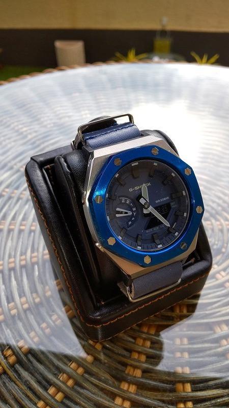 GA2100 カシオーク G shock用 ステンレス ベゼルケースのみ :b0985